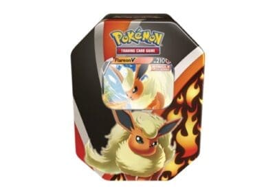 Flareon V Pokemon Eevee Evolution Tin Sealed