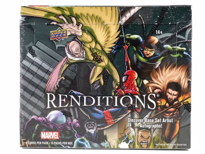 2024 Upper Deck Marvel Renditions Spiderman Hobby Box