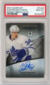 Auston Matthews 2021-22 Clear Cut Rookie Tribute Auto #RT-AM PSA 10 POP 1!