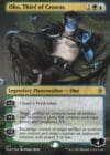 Oko, Thief of Crowns MTG Borderless Foil Throne of Eldraine 271