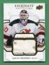 Martin Brodeur 2018-19 UD Exquisite Materials Game Used Blocker Relic /3 EM-MB RARE!