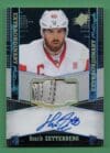 Henrik Zetterberg 2016-17 SPx Extraordinary Materials /25 Auto #EM-HZ