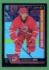 Sebastian Aho Hurricanes OPC 2016-17 /100 Black Rainbow Marquee Rookies #687