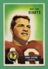 Frank Gifford 1955 Bowman Football Card #7
