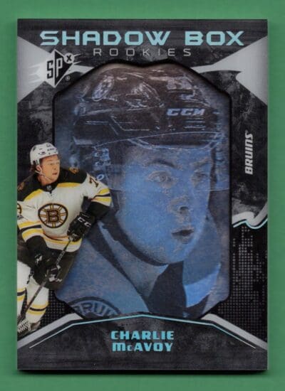 Charlie Mcavoy 2017-18 UD SPX Shadow Box Rookies /298 #44