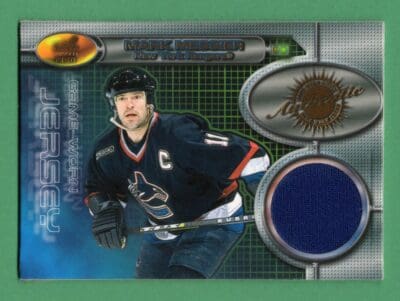 Mark Messier 2000 Pacific Aurora Game Worn Jersey Card #8
