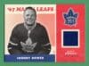 Johnny Bower 2007 Upper Deck Maple Leafs Centennial Player Jersey Swatch #J-JB