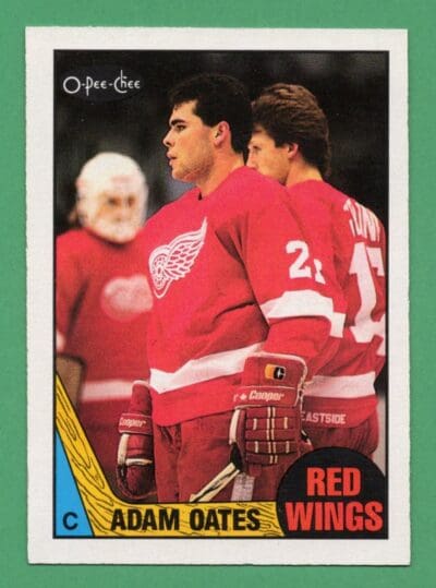 Adam Oates 1987-88 O-Pee-Chee Rookie Card #123 (B)