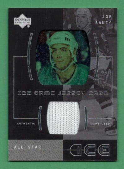 Joe Sakic 2000-01 Upper Deck ICE Game All-Star Jersey Card #I-SA