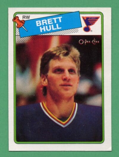 Brett Hull 1988-89 O-Pee-Chee Rookie Card #66
