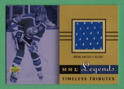 Wayne Gretzky 2001-02 Upper Deck NHL Legends Jersey Card #TT-WG