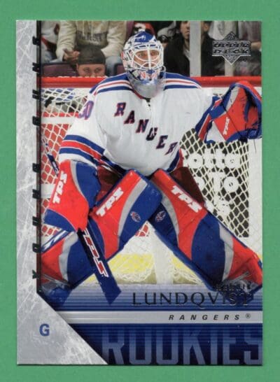Henrik Lundqvist 2005-06 Upper Deck Series 2 Young Guns #216