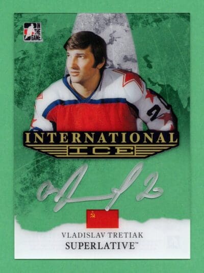 Vladislav Tretiak 2015-16 IT Superlative International Ice Auto #II-VT1