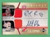 Roy, Brodeur 2006-07 UD Trilogy 1-2 Combo Auto/Jersey /15 #CJ-RB