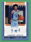Ja Morant 2019-20 NBA Hoops Great SIGnificance Auto RC #GS-JMT