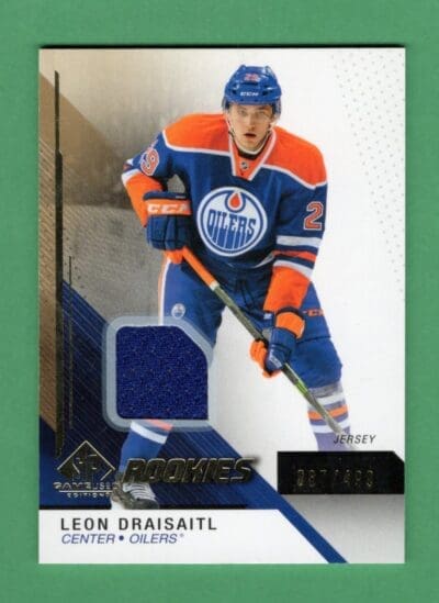 Leon Draisaitl 2014-15 Upper Deck SPGU Rookies Jersey /499 #147