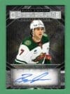 Brock Faber 2023-24 Upper Deck Black Diamond Plate Rookie Auto /99 #DPR-BF