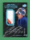 Ilya Sorokin 2020-21 Upper Deck Black Lustrous Rookies Auto/Patch /125 #LPA-IS