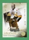 Gerry Cheevers 15-16 Upper Deck SP Authentic Legends Gold Limited Auto /10 #104