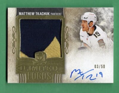 Matthew Tkachuk 2022-23 Upper Deck The Cup Limited Logos /50 #LL-MT