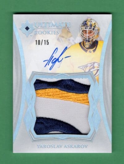 Yaroslav Askarov 2023-24 Upper Deck Ultimate Rookies Patch/Auto /15 #200
