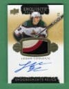 Logan Cooley 23-24 Upper Deck Exquisite Collection Endorsenemts Relics /50 #ER-CO