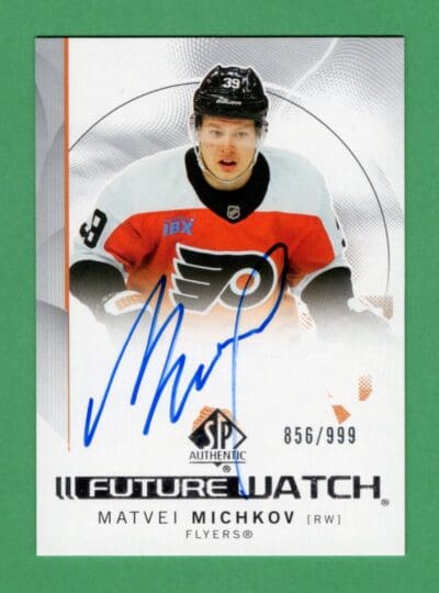 Matvei Michkov 2024-25 Upper Deck SP Authentic Future Watch /999 #185