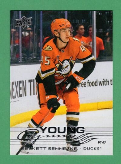Beckett Sennecke 2025-26 Upper Deck Extended Young Guns #701 (A)