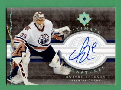 Dwayne Roloson 2006-07 Upper Deck Ultimate Signatures #US-DR