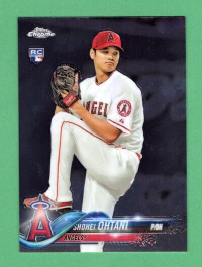 Shohei Ohtani 2018 Topps Chrome Rookie Card #150 (Very Clean Copy)