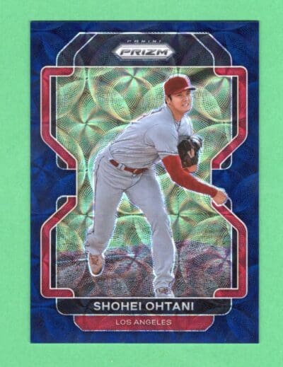 Shohei Ohtani 2022 Panini Prizm Baseball Navy Blue Kaleidoscope /35 #41