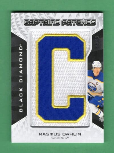 Rasmus Dahlin 2025-26 Upper Deck Black Diamond Captains Patches /99 #CP-RD