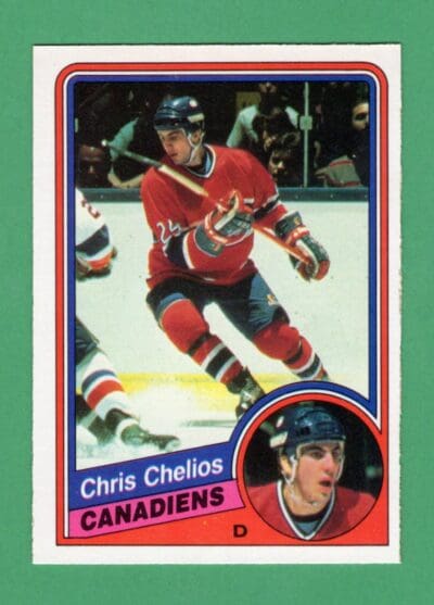 Chris Chelios 1984-85 O-Pee-Chee Rookie Card #259