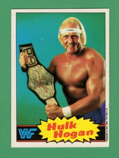 Hulk Hogan 1985 O-Pee-Chee WWF Rookie Card #16 (B)