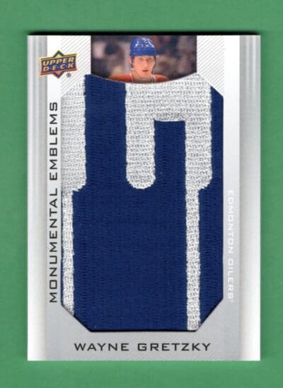 Wayne Gretzky 2013-14 Upper Deck Edmonton Oilers Monumental Emblems #ME-WG