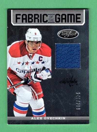 Alex Ovechkin 2012-13 Panini Certified Fabric Of The Game /299 #FOG-AO