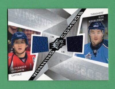 Ovechkin, Kovalchuk 2008-09 Upper Deck SPX Winning Combos Dual Jersey #WC-OK