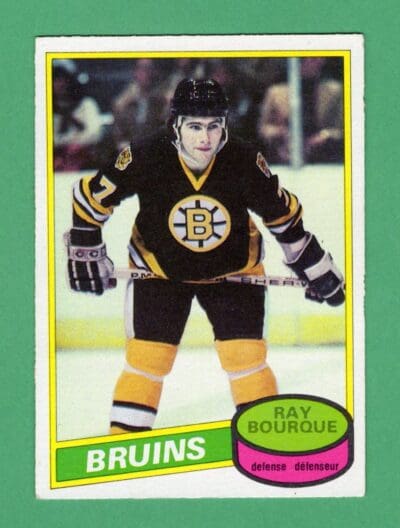 Ray Bourque 1980-81 O-Pee-Chee Rookie Card #140