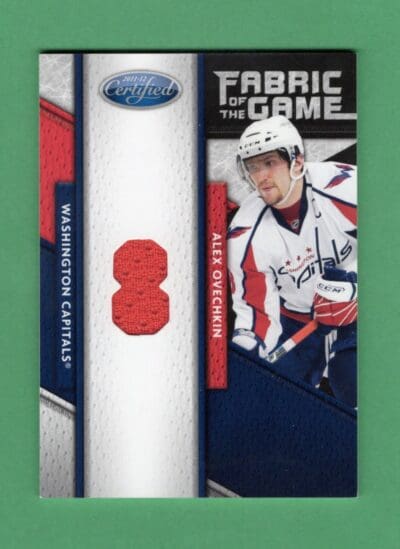 Alex Ovechkin 2011-12 Panini Certified Fabric Of The Game /25 #147