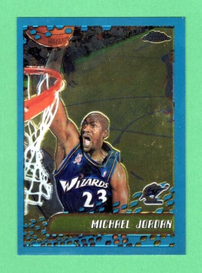 Michael Jordan 2001-02 Topps Chrome Basketball Card #95