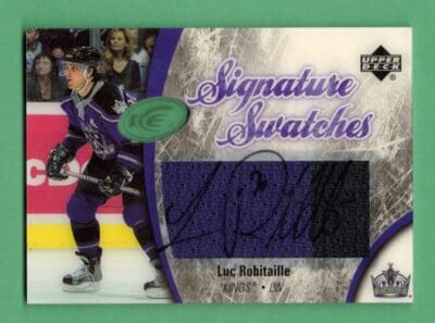 Luc Robitaille 2005-06 Upper Deck Ice Signature Swatches #SS-LC