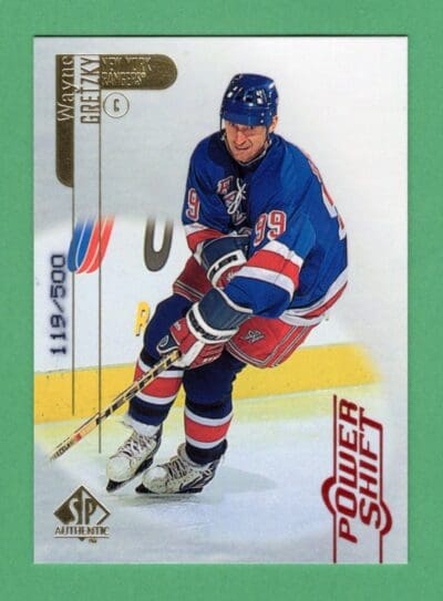 Wayne Gretzky 1998-99 Upper Deck SP Authentic Power Shift /500 #56