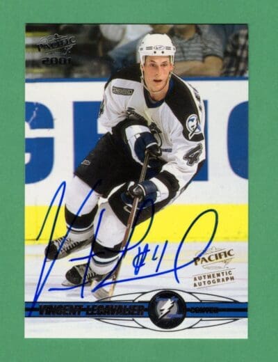 Vincent Lecavalier 2000-01 Pacific Authentic Autograph #377