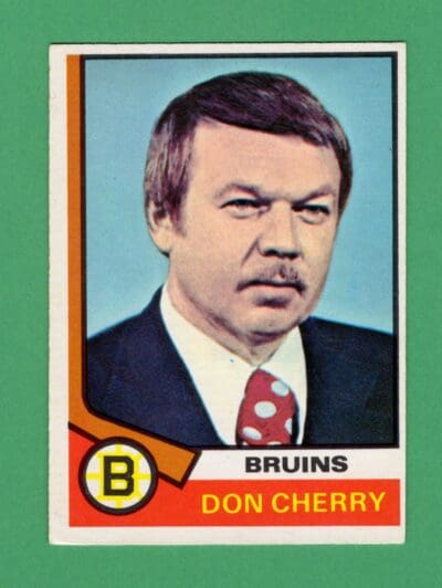 Don Cherry 1974-75 O-Pee-Chee Rookie Card #161