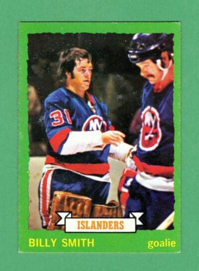 Billy Smith 1973-74 O-Pee-Chee Rookie Card #142
