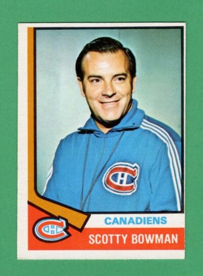 Scotty Bowman 1974-785 O-Pee-Chee Rookie Card #261