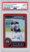 Leon Draisatil 2014-15 OPC Platinum Red Rainbow Rookie Auto /50 PSA 8