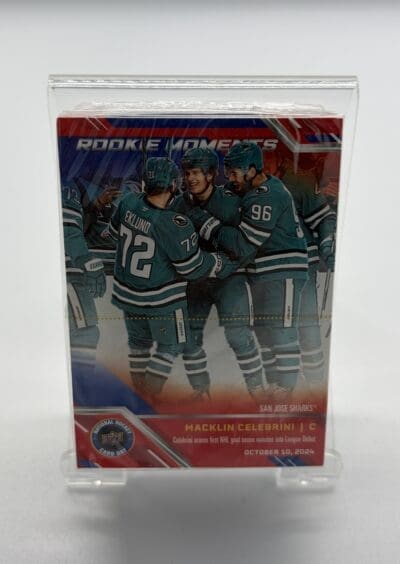 2025 NHCD Macklin Celebrini Rookie Moments RC 50 Card Sealed Lot #NHCD-31