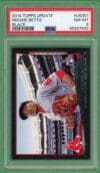 Mookie Bets 2014 Topps Update Series Black Rookie Card /63 #US-301 PSA 8