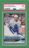 Auston Matthews 2016-17 Upper Deck Series 1 Young Guns PSA 9 #201